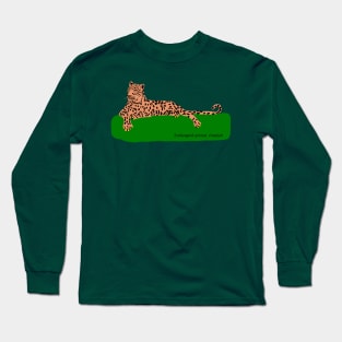 African cheetah, endangered animal in the world Long Sleeve T-Shirt